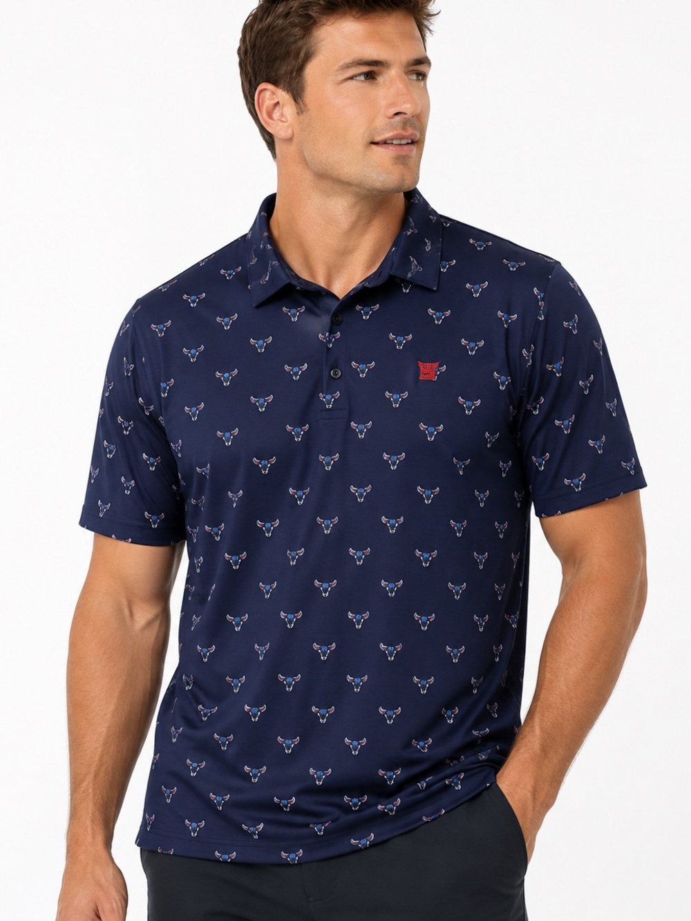 COBY STEVENS Eagle Golf Polo Shirt size XL UPF 50